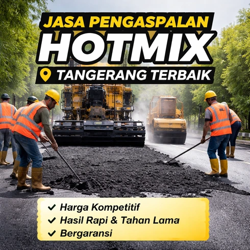 jasa pengaspalan hotmix tangerang