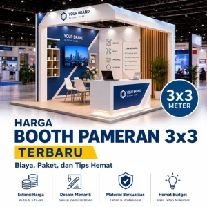harga booth pameran 3x3