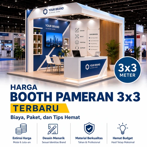 harga booth pameran 3x3